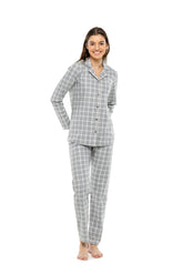 MOD Women Button Up Pajama Set